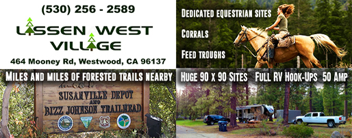 Lassen West Village Camping and Horse Trails